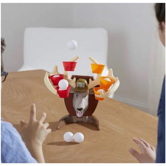 Deer Pong Game, Talking‎ Deer Head Music GAME NIGHT PARTY DRINKING GAMES COLLEGE - Picture 10 of 15